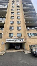 Commercial Condo In Prime Elmhurst location, The building was built in 1986 and has 12 stories and 169 units. The only unit has private entrance with 24 hours Access. The unit approximately 520sqft, it comes with assigned parking space and private bathroom. Very Low maintenance and tax. Excellent location and close to Transportation M & R Trains, Buses and Shopping! Motivated Seller looking for either self-use or investor!