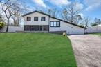 Lots of High End Updates on this Contemporary Colonial/Splanch/ Gas Heated Salt Water IGP w/ Waterfall/Quartzite Kitchen/High End Blinds/Radiant Heat in Floors/7 Ductless Ac Units Cool the Home/Some Work not Done/Potential Room for Mom/3rd Full Bath Roughed in/Hauppauge Schools