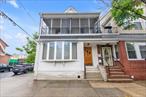 Welcome to this charming semi-detached two-family corner home, filled with warmth, character, and natural light!Situated on a sunny corner lot, this well-maintained frame construction property offers spacious living across two full-floor units. Each residence features three comfortable bedrooms, with the upper unit enjoying its own private balcony â€” the perfect spot to unwind and enjoy the view.Inside, youâ€™ll find bright, inviting spaces and charming kitchens ready for everyday living or entertaining. The full basement boasts high ceilings and additional living space, offering endless possibilities for a family room, home office, or guest suite. With two garage spaces and a cozy patio for outdoor enjoyment, this home blends comfort, functionality, and versatility. Whether youâ€™re looking to live in one unit and rent the other, or invest in a desirable neighborhood, this property is a true gem.