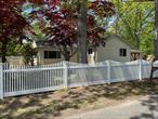 welcome to this lovely ranch, all oversized rooms, step into large living room with stone fireplace, large kitchen with dining area, updated full bath, 2 oversized bedrooms, on private dead end street, oversized property fully fenced in, deck, this house needs some updating but great buy an teriffic location.