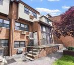 College Point Duplex Condo With 3 Bedrooms and 2.5 Bathrooms. The bright and spacious interior is situated on the second and third level. Efficient layout with living room, office, eat-in kitchen, half bath, washer & dryer plus balcony on the second floor. Three bedrooms and two full bath are on the third floor. Plus a functional attic space for your convenience. One outdoor parking space is located in front of the building.