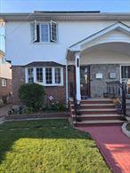 This is a beautiful semi-attached single family home will get your attention The freshly painted walls and renovated hardwood floors speak volumes. An added value to this property is the fully paid for solar panels. First floor living / dining room, eat-in kitchen, 1/2 bath. Second floor 3 bedrooms including a main bedroom, full bath. Full finished basement with a bonus room and full bath