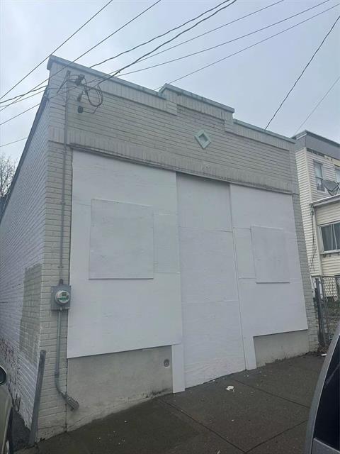 Front of Structure