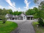 Welcome to Your Dream Home!Nestled on a sprawling **19.3 acres**, this property is surrounded by stunning landscaping and features a beautiful, inground pool, ensuring a luxurious lifestyle. Enjoy complete serenity and privacy while conveniently located just off Route 209, providing easy shopping, dining, and entertainment access.Property Highlights:A picturesque pond complete with a cool waterfall!!Gravel paths in the woods are perfect for track racing and family enjoymentFive spacious bedrooms and five bathrooms, offering ultimate comfort and convenienceTwo cozy fireplaces create a warm atmosphere!!A large kitchen and expansive living areas designed for family gatherings and a closed up deck.All rooms and amenities are conveniently located on a single floor, equipped with central heating and AC. Donâ€™t miss your chance and check this out today! Experience life in tradition and style!