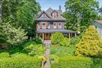 One of the original Oyster Bay Queen Anneâ€™s built during the Victorian Era when Teddy Roosevelt was at Sagamore Hill. This handsome example of turn of the century architecture features real wood shutters, cedar siding and a wrap around porch to enjoy quiet summer afternoons and evenings. There are three floors including an extra large loft room on the third floor. The home has a chefâ€™s kitchen (Garland gas range and Subzero refrigerator), gas cooking and heating, central air and a generator that services the house and the detached barn/garage. The Belgian block driveway, with blocks sourced from lower Manhattan, is gated. This low maintenance property is landscaped with mature plantings and perennials. In ground sprinklers, 200 amp service.