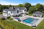 Introducing a breathtaking masterpiece nestled in the heart of Southamptonâ€™s coveted East End. This brand-new custom estate spans an impressive 7, 485 square feet on a lush half-acre, drenched in natural light and designed to enchant at every turn. With 8 luxurious bedrooms and 8.5 opulent baths, every corner of this home radiates timeless sophistication. The bespoke kitchen is a culinary dream, seamlessly flowing into expansive living and entertaining spaces. A private gym and a sleek recreational area elevate everyday living. Step outside to a resort-style oasis featuring a shimmering Gunite saltwater pool and Jacuzziâ€”your personal sanctuary under the Hamptons sun. Just minutes from pristine beaches and the charm of village life, this residence offers an alluring blend of serenity and splendor. Prepare to fall in love with the pinnacle of East End luxury.Additional interior highlights include a refined living/dining area with elegance.