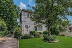 A charmer in North Syosset located at the end of a cul de sac - Convenient to Town and the Railroad! Natural gas for cooking and heating. Gas boiler 2012. Gas fireplace adds to the charm of the den overlooking the private backyard. The den has skylights and a french door allowing in an abundance of natural light!! Cozy Living room, EIK, 3 large bedrooms and the primary has its own bath. Roof 2018.