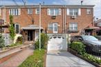 WONDERFUL ENHANCEMENT OPPORTUNITY AWAITS YOUR NEW VISIONARY DESIGN. THIS VERY UNIQUE AND MUCH SOUGHT AFTER TWO FAMILY LAYOUT PROVIDES ALL THE COMFORTS OF HOME. COMPRISED OF THREE LEGAL LEVELS, THE SECOND AND THIRD FLOOR DUPLEX APARTMENT GIVE A TRUE ONE FAMILY FEEL. UPON ENTERING YOUR GREETED WITH AN EAT IN KITCHEN, FORMAL DINING AREA, LIVING ROOM AND HALF A BATH. A GREAT NIGHT SLEEP IS INSURED WITH THE THREE BEDROOMS AND FULL BATH ALL NESTLED QUIETLY UPSTAIRS. THE FIRST FLOOR UNIT IS GREAT FOR FAMILY OR AS COVETED ADDITIONAL INCOME, IT&rsquo;S BOTH COZY AND COMFORTABLE WITH A KITCHEN, LR/BR COMBO AND A FULL BATH. BOTH APARTMENTS HAVE DIRECT ACCESS TO THE YARD. SPEAKING OF THE YARD, THE SUNDRENCHED OVERSIZED(18 X 126) EXTRA DEEP LOT CREATES A SPACIOUS GREEN AREA THAT OFFERS UNLIMITED OUTDOOR FROLICKING FOR FAMILY FUN, ENTERTAINING OR YOU FURRY FRIENDS. PLENTY OF ROOM FOR A POOL, PLAYGROUND, GARDEN OR ANY OTHER FRESH AIR ACTIVITY. NOT TO BE LEFT OUT, THE FRONT OF THE HOUSE ALSO HAS IT&rsquo;S OWN LITTLE OUTDOOR OASIS. A LOVELY, COMFORTABLE TERRACE RIGHT OFF THE KITCHEN IS A FABULOUS SPOT FOR YOUR MORNING COFFEE OF AFTER WORK LIBATIONS. GREAT EXTRA STORAGE IN A PITCHED ROOF ATTIC WITH PULL DOWN STAIRS. PERFECT PARKING WITH A PRIVATE DRIVEWAY AND ONE CAR GARAGE WITH INTERIOR ACCESS. AMAZING TRANSPORTATION OPTIONS WITH THE EXPRESS BUS(QM24 & QM34) TO MANHATTAN ONLY ONE BLOCK AWAY AND THE M TRAIN LINE IS ALSO IN VERY CLOSE PROXIMITY. THE ENTIRE PROPERTY WILL BE DELIVERED VACANT.