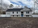 NEW RAISED- RANCH! This modern home features hard wood floors, custom moldings, fireplace, white Shaker cabinets, quartz countertops and stainless steel appliances. Primary Suite with primary bathroom. Plus 2 bedrooms and full bathroom. Den, full basement with egress and 1 car garage.