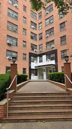 Introducing this sun-drenched corner residence offering elevated views, spacious interiors, and refined finishes throughout. This well-maintained 2-bedroom, 1-bath corner unit sits on the 11th floor of a well-kept elevator building. It features an expansive living room, an eat-in kitchen with ample storage, two generously sized bedrooms with excellent closet space, and a bathroom with sleek finishes.The building offers a fitness center, laundry room, live-in superintendent, pet-friendly policies, and secure, well-maintained common areas. Conveniently located near public transportation, shopping centers, parks, and dining options, this move-in-ready residence provides a fantastic opportunity in a desirable Queens location.
