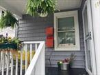 Sunny 1 Bedroom Apartment close to village, beaches, restaurants, shopping & public transportation. Covered porch, backyard patio. Entry, Efficiency Kitchen w/new appliances, Living Room/Dining Room Combo, Bedroom, Office, washer & dryer in basement.