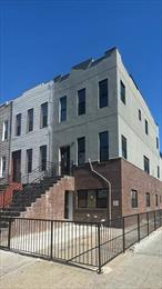 Beautifully constructed two-family residence located at the vibrant intersection of Bed-Stuy, Bushwick, and Brownsville. This move-in-ready property offers exceptional indoor and outdoor living, abundant natural light, and thoughtful modern design.Unit 1 â€“ 3 Bed / 1 Bath with 2-Car Garage & Private Front Yard Comfortable three-bedroom layout, perfect for families or rental income. Bright, open-concept living and dining area with excellent light throughout the day. Includes a 550 sq. ft. two-car garage for secure parking or extra storage. Enjoy the bonus of a private front yard, ideal for gardening, play, or relaxing outdoors.Unit 2 â€“ 4 Bed / 1.5 Bath with Two Expansive Balconies Sprawling four-bedroom unit, with a flexible layout and 1.5 baths. Open kitchen and living area designed for entertaining and everyday comfort. Step outside to two private balconies totaling 700 sq. ft., offering unmatched outdoor space for a Brooklyn apartmentâ€”great for dining, lounging, or container gardening.Highlights:-Flooded with natural light across both units--modern finishes and smart layouts --Separate private outdoor spaces -Ideal for investors, owner-occupants, or multi-generational living