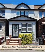 Welcome to Woodside. This well-maintained home is within walking distance to NYC Subway & LIRR, local shops and supermarkets. Featuring three bedrooms, full bathroom, formal dining room, kitchen and pantry area. Featuring Hardwood floors, Burnham gas boiler and a Bradford gas water heater. The basement contains a large cedar lined closet, laundry area washer/dryer, storage and ample space for an exercise room or a home office. The backyard has a deck for your BBQ grilling and area for an herb garden.