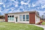 Stunning high end renovated office in New City! Beautiful reception area with vaulted ceilings, bathroom and coffee bar. 2 furnished private offices, and conference room which can be used as additional office space and additional bathroom. Security system. Alarm System. Handicap accessible.