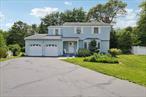 Welcome to this beautifully maintained 4-bedroom, 2.5-bath Colonial, offering the perfect blend of timeless charm and thoughtful modern updates. Nestled on a quiet cul-de-sac in the heart of Ronkonkoma, this home features sun-drenched living spaces, hardwood floors, and a warm, inviting atmosphere throughout.The main level boasts a formal dining room with elegant crown molding, a spacious living room with a cozy wood-burning stove, and an expansive family roomâ€”perfect for relaxing or entertaining. The kitchen offers ample cabinetry and a scenic view of the backyard, creating a seamless connection between indoor and outdoor living.Upstairs, the primary suite is a peaceful retreat featuring a generously sized bedroom, en-suite bath, and a walk-in closet. Three additional bedrooms share a spacious full bathroom, providing plenty of comfort for family or guests. A conveniently located half bath on the main floor adds extra ease for visitors.The unfinished basement includes the laundry area, utilities, and abundant storage spaceâ€”ready for your personal touch or future expansion.Step outside to enjoy the large backyardâ€”ideal for summer barbecues, gardening, or simply unwindingâ€”and a two-car garage adds convenience and extra storage. With easy access to schools, parks, and shopping, this exceptional home offers both comfort and convenience in a sought-after location.Donâ€™t miss your chance to make this stunning Colonial your forever home!