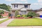 Colonial House in Heart of Fresh Meadows offers: First Floor; Bedroom/Study Room, Family Room, with Sliding Door to the Backyard, Full Bathroom, Large Eat-in-Kitchen, Granit Flooring, Island with Sink Additional sink,  Two Ovens, Dishwasher, Refrigerator, Living Room, Dining Room with Ductless Cooling System, Side Entrance to DrivewaySecond Floor, Master bedroom with Master Bath and Walk-in Closet, Three Bedrooms, Full Bathroom, Closet/Storage, Carpeting Through out, Basement: Tile Flooring, Three Rooms, Full Bathroom, Open Area, Closet/Storage Utility Room, Washer/DryerThree Zones Gas Heat Steam Heat Radiator, One Zone Central AC, Window AC, Ductless Cooling Unit, In-Ground Sprinkler System.Lot Size: 44&rsquo; x 95&rsquo; (4, 180), Building Size: 28&rsquo; X 47&rsquo; (2, 632), Taxes: $12, 234.00, R2 ZoningNear Shopping , School, Park, Transportation . Houses of Worship
