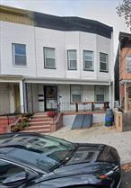 Two-family home in Woodhaven, ideally located in close proximity to the J and Z subway lines. The first-floor unit offers a kitchen, living room, dining room, two bedrooms, and one full bathroom. This unit is currently rented for $1, 900 per month with no lease in place. The second-floor unit features a kitchen, living room, dining room, two bedrooms, and an additional room that can serve as a third bedroom, office, or den. This unit will be delivered vacant on title. The home includes several upgrades, such as new windows with a lifetime warranty, a rubber roof, and a new hot water heater. Also featuring a nice sized fenced in yard front porch.