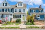 Charming Larchmont Colonial sits on a tranquil street, a short stroll from the LI Sound and the Pryer Manor Marsh & Preservation. A large entrance window wall allows ample sunlight to penetrate deeply into the expansive living room filled with beautiful period architectural details; the formal dining room, the kitchen with a door to the side patio and a full bathroom complete the first floor. The beautiful period wooden staircase leads to 3 bedrooms and the hall bath. The third floor boasts a fabulous open concept multi-functional space with lots of windows with great views on the marsh and preservation areas and abundant sunlight, perfect for a home office, an entertainment/recreation area or an artist studio. Full unfinished basement with exterior side door and high ceilings, laundry, utilities and ample storage. The deep lush garden, filled with vibrant, fragrant flowers and bushes, is divided into 3 sections and creates a sense of exploration and surprise. Great starter home, great schools.