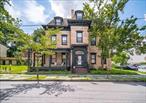One of Newburghâ€™s most storied and architecturally significant properties. Known as the Holden House , 73â€“85 Grand Street is a striking 3-building compound located in the heart of Newburghâ€™s East End Historic Districtâ€”offering nearly 16, 500 square feet of space across residences, commercial studios, and a corridor that unites the structures.73 Grand Street-Originally built in 1837 as a stately single-family residence, this 6, 900 sq ft, three-story structure boasts 22 rooms, including 5 bathrooms. Rich with period detailâ€”12-foot ceilings, original mantles, ornate moldings, grand staircases, built-in bookcases, and covered rear porchesâ€”this building is a preservationistâ€™s dream. Each room in this single-family residence is plumbed, making it ideal for conversion into 3â€“7 apartments, condos, or co-ops. 85 Grand Street-Build in the 1830&rsquo;s this 5, 980 sq ft masterpiece was completely reimagined in the 1890s by celebrated local architect Frank Estabrook. Stunning period features remain intact, including the dramatic grand staircase, tiled inglenook, parquet floors, multiple fireplaces, and the crown jewelâ€”a stained-glass solarium ceiling. Currently operating as an art gallery, yoga studio, and event space, with the upper levels leased as private suites, 85 Grand could easily return to its single-family origins.The Carriage House-Behind 85 Grand lies a fully renovated 2, 613 sq ft carriage house, now configured as a two-story commercial office with multiple workspaces, conference rooms, restrooms, and kitchen. Adjacent to this structure is off-street parkingâ€”a rare and valuable asset in the Historic District.Development Potential-The existing layout across all three buildings supports adaptive reuse with minimal reconstruction. The natural flow of rooms and original plumbing access allow for smooth transitions to residential or mixed-use configurations. As a contributing property in the Historic District, the site also qualifies for state and federal tax credits, making restoration both visionary and viable.Whether your vision includes boutique residences, a live/work compound, a cultural center, or a private residence, 73â€“85 Grand Street offers an extraordinary canvas for your next chapter in one of the Hudson Valleyâ€™s most exciting and evolving cities. See Investment Summary in the attached Document section.