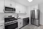 Bright Sunny Corner Unit facing Alley Pond Park! The entire apartment is renovated with high-end finishes and detail. The eat-in kitchen has gorgeous white shaker cabinets, stainless steel appliances, including washer/dryer combo, and quartz counters. The bathroom has modern tile and fixtures. The electric has been upgraded, including recessed lighting, new electric panel, outlets and decora switches throughout. The hardwood floors are finished and rug ready. Windsor Oaks is a pet friendly co-op: dogs and cats are welcome.