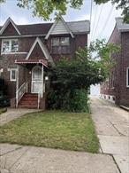 This is a solid brick one family only a block away from Hillside Ave. House is a short sale subject to lender approval. Property is being sold as-is, with no warranties or representations. No inside access, please not visit or disturb any occupants. Do not trespass/ walk on this property. House needs total updating.
