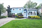 Charming Split-Level Home in Syosset, Beautifully Renovated With Vaulted Ceilings* **Main Level** This sunlit open-concept space is perfect for entertaining, featuring a vaulted ceiling in the living area, dining room, and kitchen that lead to a bi-level deck and garden. **Newly Renovated Guest Level** Private first-floor guest space includes an elegant bedroom and bathroom, cozy living/reading room, wet bar, plus access to the lower deck. This may also be used as a master bedroom and space. **Upper Level** 1 primary bedroom with 2 more bedrooms ideal for kids or home offices. The shared full bath on this level is bright with a skylight. **Basement** Bonus room and full bathroom. **Location** Walkable to Syosset Library in a quiet neighborhood, with easy highway access. **Updates** New oil furnace, roof, refrigerator, and stove, with post-pandemic renovations for the guest floor. Don&rsquo;t miss this opportunity!