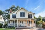Welcome to this beautifully maintained 5-bedroom, 3-bath Colonial situated on oversized grounds in the heart of Bethpage. A charming front covered porch invites you into a warm, spacious interior featuring a sun-filled living room with fireplace, a dining area, and an updated kitchen with ample counter space for meal prep and entertaining. Sliders take you out to a tranquil backyard setting. Build in 1949 and then again fully dormered in 2004.Upstairs, youâ€™ll find generously sized bedrooms with excellent closet space, family bath, and laundry room, while the primary suite offers a cathedral ceiling, a private bath and walk-in closet for your comfort. The home includes three full bathrooms, providing ease for a growing household or guests. One located on the first floor for guests.A full basement includes an outside entrance giving you the convenience to enter and exit your backyard. Some upgrades include 200 amp service, a 2nd floor sub panel box, house fully wired for sound system, 3-Zone Gas Burham Boiler, AO Smith Proline Gas HW heater (1 yr old), 2-Zone Central A/C, Owned Solar Panels that afford you very inexpensive electric bills, a complete surround sound w speakers,  all hardwood floors (excluding bathrooms), solid interior doors, Anderson windows, covered backyard deck, front covered porch, and a 1 car detached garage.Step outside to a large backyard, 135&rsquo;/185&rsquo; deep and 96&rsquo; wide perfect for summer barbecues, gardening, or future pool plans. The oversized property offers endless possibilities for outdoor living while still being moments away from local parks, shops, dining and the LIRR for easy commuting.Whether youâ€™re looking for your forever home or a place with room to grow, this Bethpage Colonial combines classic charm, space, and location to check every box.