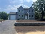 BRAND NEW CENTER HALL CONSTRUCTION! MODERN AND TRADITIONAL STYLE HOME LOADED WITH UPGRADES! CERAMIC AND HARD WOOD FLOORS, CUSTOM MOLDINGS, BEAUTIFUL KITCHEN WITH WHITE SHAKER CABINETS, QUARTZ COUNTERTOPS AND STAINLESS APPLIANCES. FIRST FLOOR FULL BATHROOM AND LAUNDRY, 1 CAR GARAGE. 2ND FLOOR PRIMARY SUITE PLUS PRIMARY BATHROOM, WALK IN CLOSET. 3 ADDITIONAL BEDROOMS AND FULL BATHROOM. CLOSE TO ALL