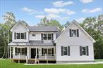 Claim your space! This is the final stretch of premium living in a coveted 9-lot cul-de-sac. Move right into this expertly crafted, nearly 5, 000 sq. ft. new construction farmhouse, ready this summer, just in time for the school year. Set on 5.06 peaceful acres, this 4-bedroom home with a finished bonus room and walkout-ready basement delivers bold design, generous space, and everyday flexibility. Step onto the inviting Trex front porch, beautifully covered by a freestanding roof with soffit-mounted recessed lighting and a charming railing, then through the welcoming foyer that opens to a bright, open-concept main level. The modern kitchen is a showstopper with sleek quartz countertops, stainless steel appliances, designer farmhouse apron-front sink,  a vented range hood, a center island, stylish tile backsplash, and ambient lighting, perfectly flowing into a cozy dinette and a spacious great room highlighted by a custom built dramatic focal gas fireplace. Step out onto the expansive 16â€™x10â€™ deck, ideal for outdoor entertaining or enjoying peaceful sunsets over your private acreage. The first floor also features a formal dining room for special gatherings, a versatile office/den for work or relaxation, a convenient powder room and finished with Lincoln Park door offering a clean, modern Craftsman look with lasting durability.Upstairs, the luxurious primary suite impresses with vaulted ceilings, a generous walk-in closet, and a spa-inspired ensuite bath boasting dual vanities, a free-standing soaking tub, and a fully tiled shower. Three additional well-sized bedrooms (one has a walk-in closet), a shared full bath with dual vanities, a convenient second-floor laundry room, and a versatile finished bonus room over the garage ensure plenty of space for family, guests, or hobbies. Additional highlights include high-end wood flooring throughout, charming window shutters enhancing the curb appeal, a welcoming mudroom, extra storage, underground propane tank providing clean energy without compromising your outdoor views, a walkout basement with egress windows and rough plumbing for a future bath, offering endless possibilities to customize your dream space with an optional finishing package. Donâ€™t miss your chance to claim this rare opportunity, schedule your private tour today!