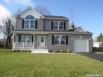 Bellport New The Bentley 4 to be built. Quality Craftsmanship 4 BR 2.5 baths 2 story with front porch, choice of kitchen cabinets, quartz countertops, wood floors on 1st floor carpet in BRs, tiled baths, CAC, 200 amp service, full basement w/OSE, attached 1 car garage, appliance credit., Additional information: Appearance: New