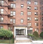Sponsor unit, no board approval !!! Very bright, south facing Coop in Flushing, Junior 4 large one bedroom, currently used as two bedrooms. Close to the supermarket and public transportation. Very convenience location.