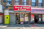Mixed use property, 2 residential units, 3 bedrooms, 1 bath each unit. Pizzeria business on first floor. Plumbing new, hot water heater new. -Interior sq footage is approximate.