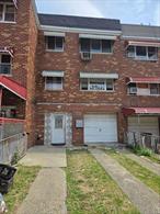 LEGAL 2 FAMILY BRICK, 1st FLOOR WALK-IN 1BR + GARAGE, 2nd FLOOR 3BRS/1BTH, 3rd FLOOR 3BRS/1BTH. BASEMENT, PRIVATE DRIVEWAY, 1BLOCK FROM #6 TRAIN STATION,