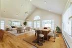 Fall in love with this one-of-a-kind renovated Farmhouse Colonialâ€”where timeless charm meets modern updates.Located directly across from Willow Tree Park with scenic walking trails and lake views, this special home offers the perfect blend of nature, space, and comfort.Step onto the classic front porch and into a warm, character-filled interior. The dramatic great room features soaring cathedral ceilings and a full wall of windows that flood the space with natural light.The spacious eat-in kitchen is a true standoutâ€”featuring two sinks, new stainless steel appliances, and plenty of room to gather. French doors open to a screened-in porch with views of the beautifully landscaped property. Upstairs, youâ€™ll find three comfortable bedrooms and a full bath. The main level includes a large den, perfect for a home office, guest room, or playroomâ€”the possibilities are endless.Additional features include a walk-up attic with expansion potential and an oversized two-car garage.Conveniently located near shopping, transportation, and surrounded by natural beautyâ€”this is a rare opportunity to own a truly special home.