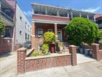 This spacious 2-family home offers a desirable 3-bedroom over 3-bedroom layout, with each unit featuring an open-concept living and dining area, perfect for todayâ€™s lifestyle. The property includes a finished basement, a private 2-car garage, and is conveniently located just steps from the 3 train and 7 bus, providing easy access to transportation, shopping, and schools. Enjoy additional features such as a private balcony, a beautifully maintained backyard with a fruit-bearing peach tree, and nearby access to a sports complex with a pool. Donâ€™t miss this exceptional opportunity!