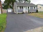Beautiful 3/4 Bedroom, Ranch with 2 full Bath, & a Full Finish Basement plus a 1 car detached Garage. This totally Renovated Ranch from top to bottom is the perfect Mother & Daughter dream home. Everything is new from top to bottom. Home is design to accommodate A Growing family & still Have room for mom. New Roof, New Windows, New siding, 2 new ceramic tile bath, Cherry wood Kitchen with Granite counters & a Island for entertaining.  This home Has polished hardwood floors through, Skylight in Kit, Built in whole house A/C unit, Hi Hats Galore, Each bedrooms closets has hi hats, Basement has private entrance, New Heating system, New stainless steel appliances, washer & dryer,  In ground sprinklers, new double wide driveway. Yard is fenced with white vinyl fencing & a 1 car detached Garage with electric opener. Covered patio with hi hats & a lot more. This one is a Must see.
