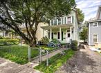 A rare opportunity to own this well built 1880&rsquo;s Duplex home with covered front porch & perimeter fence! Nestled in the &rsquo;Upper Hollow&rsquo; neighborhood within the village, the immediate proximity to Washington Square shops, Library, and bus stop, are appreciated amenities & conveniences. Updates are noted to the main roof, gas hw heating system, electrical panels & gas meters, vinyl siding & windows. TLC is needed in the Kitchens & Bathrooms. There&rsquo;s a full basement with an access door to the fenced-in backyard. A walk-up attic is a bonus for the 1BR Apt.. The detached 3 Car Garage (20&rsquo;x30&rsquo;) is comprised of block construction and an amenity seldom included in a multi-family home! Shared Driveway on both sides of the home! Potential star savings of $1659/yr is not reflected in taxes.