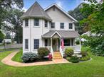 Well Maintained Victorian style Colonial located on tree lined street in the lovely neighborhood of Nanuet. You&rsquo;ll be greeted by professional landscaped yards, beautiful curb appeal and rocking chair front porch. As you enter the foyer you&rsquo;ll enjoy the high ceilings, hardwood flooring, abundance of windows, and lots of natural sun light. Open kitchen with warm cabinets, with pull out drawers, granite counter, newer s/s appliance. Adjacent to kitchen is large family room with floor to ceiling stone fireplace. Dining room and Living room with floor to ceiling windows create relaxing area. Powder room with pedestal sink and wainscoting panels. Upstairs features the Primary Bedroom ensuite plus Bonus room with vaulted ceiling, perfect for home office or nursery, Bathroom tiled walls and floor, double vanity, jetted tub and shower stall. 3 other bedrooms all with high ceiling, recessed lighting, and hardwood flooring. Hallway with skylight leads to 2nd full bathroom with shower/tub combo, vanity and appealing wall tile. Laundry area on first level. Enjoy the beautiful fenced in backyard with in-grounds pool, with underwater lights, lush flowering gardens, large patio with fire pit and deck. Attached 2 car garage with high end Cabinet set with wall lockers, tool drawer and work top plus race deck flooring tiles.