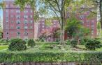 WELCOME TO FOREST HILLS SOUTH. Highly sought after apartment, Very sunny & spacious, TRUE 2 Bedroom / 1 Bathroom apartment with classic elegance and charm. Corner apartment with south and east exposure and amazing light from every window. offers spacious Sunken Living Room, Elegant Dining Area, updated Windowed Kitchen with modern cabinets, granite countertops, and stainless-steel appliances. updated windowed Bathroom with a tub, 2 spacious bedrooms, beautiful Hardwood Floors, and 9Ft Ceiling. Located in Forest Hills South, a well maintained and financially sound prewar building, it features seven pre-war buildings with architectural beauty & charm, elegant lobbies, and hallways. set in beautifully manicured English gardens and water fountains with private sitting area for residents, Additional amenities include: doorman service, live-in super, maintenance staff, laundry room, storage & bike room, gym, kids play room, reading lounge and community room. Centrally and conveniently located, half a block to E & F Exp. trains, Buses, major highways, just minutes LIRR, fashionable Austin Street shops, restaurants, movie theatres, FH Stadium, the West Side Tennis club, and much more. Maintenance includes: property tax, heat and hot water.Zoned to top rated elementary school P.S.196 school.