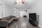 This rare coop duplex in Flushing offers a unique opportunity for spacious, multi-level living. Duplexes like this are hard to come by, and this one boasts modern updates, including a sleek kitchen with stainless steel appliances and stylish bathrooms. The open layout features a large living area and a dedicated dining space, perfect for entertaining. Step outside onto one of two big balconiesâ€”one on each floorâ€”to enjoy fresh air and extra outdoor space. With plenty of closets throughout, storage is never an issue. The home boasts 2 large bedrooms that can easily fit king sized beds. Located conveniently near buses, subways, and trains including the 7 train, Long Island Railroad, Q27, Q20, Q44-SBS, Q17, Q12, and Q20 making commuting a breeze. Donâ€™t miss your chance to own this modern duplex in the heart of Flushing!