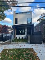 RARE OPPORTUNITY!! NEW CONSTRUCTION modern home in North Riverdale. Home is located on a quiet street very close to a supermarket and restaurants. A short walk to a bus stop to downtown Manhattan via express bus and close to the Riverdale Metro North station. Close to local high school, middle school and elementary school, along with numerous private schools and houses of worship. Modern features include Marvin windows, Domadeco Doors, and James Hardie siding. First floor: open floor plan, half bath, LR, DR and stunning kitchen with a large waterfall island and double oven. Kitchen leads to a large Trex deck overlooking your backyard. Second floor: two BR&rsquo;s including a primary BR with primary bath and walk in closet. Full hall bathroom and second BR. Third floor: Possible third BR/office space with a deck on both sides. Enjoy the sunrise from the top floor rear deck and then admire the sunset from the top floor front deck. Large finished basement with a half bath and backyard and driveway access. Additional Information: Parking Features 1 Car Detached Garage and driveway space for two additional cars.
