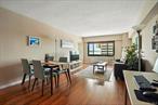 Fantastic Condo Gem in Forest Hills! Very Spacious and Bright Luxury Junior 4/ 2 Bedrooms Condominium Apartment on the 7th floor in the Hi-Rise doorman building. The unit has a beautiful uninterrupted sun-filled eastern city view. Great size of the living room and master bedroom. Both bedrooms have sound proof window screens. Modern galley kitchen with stainless steel appliances. Renovated bathroom, hardwood floors and plenty of closets throughout. Very sunny and airy, Central A/C. The building features secure entry, a part time doorman, live-in super, on-site new laundry room with laundry machines which can be controlled by the app on the mobile phone, brand new fitness center, and a lobby with seating area for residents and visitors. Pets allowed with board permission (dogs up to 35 lbs). Conveniently Located near Restaurants, Shopping and Transportation on Queens Blvd and Austin Street. One Step Away from express E And F Trains, R/M and LIRR. The Parking Garage is in the building. Call Listing Agent for more info and appointments.