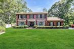 Tucked away in a private cul-de-sac in desirable South Bayport, this beautifully maintained Colonial is truly turn-key. A welcoming foyer is flanked by the formal living room and formal dining room, setting the tone for the homeâ€™s gracious layout. Beyond, an open-concept kitchen with a dining area flows seamlessly into the family room with a gas fireplaceâ€”both spaces enjoying peaceful views of the backyard. The main level also offers a bedroom, currently used as a den, with an attached full bathroom, plus a powder room for guests. Upstairs, the primary suite spans the entire east side of the home, complete with a walk-in closet and a spacious bathroom featuring a Jacuzzi soaking tub, and separate walk-in shower. Three additional bedrooms and a full bathroom complete the second floor. The finished basement is a versatile space with a recreation area, abundant storage, and a temperature-controlled room for your wine collection. The backyard is designed for entertaining and relaxation with an in ground pool, a poolside changing room with a full bathroom and shower, and a charming outbuilding with a kitchenette for outdoor gatherings. Mature landscaping surrounds the property, complemented by both decking and patio areas. An attached two-car garage adds convenience. Located in a sought-after, award-winning school district, this immaculate gem offers privacy, comfort, and a lifestyle to match.