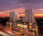 Downtown Flushing! A large two bedroom, two bathroom with large walk-in closet, Manhattan views, large over-sized, soundproof windows, 9 foot ceiling height, open kitchen, granite countertop, washer/dryer in unit, 24 hour doorman, gym, outside swimming pool, bbq, sauna, steam room, tennis/basketball court, dog run,  mini golf course. 2 blocks from #7 train & LIRR station, shopping mall, bank, doctors office.