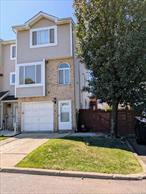 Welcome to Sharrott Estates, one of Staten Island&rsquo;s desirable communities. This beautiful END UNIT Townhome features spacious living room, eat in kitchen w/sliders to deck. Master bedroom w/spacious closet & vaulted ceiling, nice size 2nd bedroom w/double closet & vaulted ceiling. Hardwood floors throughout. Additional room on the 1st floor can be used as a Guest room. Description: 1st level includes recreation room that can be use as &#160;guest room w/sliders to large, well maintained yard with pavers & lawn, plus a one car garage. 2nd level features spacious living room, eating in kitchen w/sliders to deck. This community features in-ground pool w/clubhouse. New HVAC for heating & cooling installed 2024. Kitchen & bathroom renovated in 2021.