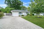 Move right into this charming one-story ranch in the West Islip School District. All bedrooms are conveniently located on the main level, with a rear extension creating a spacious great room! Enjoy a large kitchen, living room with fireplace, and a dedicated office perfect for working from home. The basement offers an outside entrance for a possible apartment like set up or additional living space. Updates include a brand new roof, new oil tank and Central AC. The property also features a fully fenced in spacious backyard, providing plenty of space for entertaining, pets and play! Located close to major highways, schools, shopping, and restaurants, this home is a true commuter&rsquo;s dream home with everyday conveniences just minutes away! Priced to sell! Be sure to put this on your MUST SEE list!
