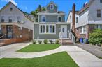 Welcome and experience the captivating charm of this fully renovated home nestled in the heart of Queens Village. Featuring 5 bedrooms, 4 full baths and 1 Half bath, and a thoughtfully designed layout, this home offers a warm and inviting atmosphere. Step inside to discover the tasteful all new hardwood flooring, porcelain tiles, custom railings, windows, doors, siding, concrete and a lot more to list that adds a touch of sophistication. Relax in the comfortable living room and gather with loved ones in the formal dining room. The beautiful all new kitchen features stainless steel appliances, marble backsplash, quartz countertop, soft closing wood cabinets, laundry room and an exit to private fenced & grassed backyard. Upstairs, this house features 4 generous size bedrooms with full bathroom and In-Suite master bedroom. The third-floor additional in-suite bedroom with full bath and walk-in-closet is a bonus. This home also includes a full finished basement with a separate side entrance. Ideally situated within the Queens Village school district, this home offers easy access to parks, shops & major highways making it the perfect choice for your next home.