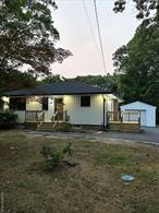 This is a beautiful dream ranch 3 bedroom+1 bath, with full basement. Fully renovated in 2025 with new appliances, new flooring, new 6 car driveway plus the garage. Central air, central heat. A lot of storage space. Closer to the major shopping centers and the great Smith Point beach. Easy access to the highways.