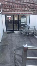 Commercial Lease Available!!! 1200 sqft Space/Office, Walk-in Level/Wheelchair Accessible. Currently a Medical Office featuring: 3 Exam Rooms, 1 Storage Room, 1 Waiting Room with space for 10-12 people. 1 Exercise Room, a Reception Table and 1/2 Bath. Includes 2 Parking Spots in the Driveway.
