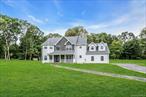Introducing a stunning brand-new Center Hall Colonial set on almost 1.5 acres of beautifully landscaped property, offering the perfect blend of luxury, comfort, and modern efficiency. This energy-efficient home welcomes you with soaring cathedral ceilings and a bright, open layout designed for todayâ€™s lifestyle.With five generously sized bedrooms and three and a half baths, thereâ€™s room for everyone. The home features a large living room, a comfortable den, a mudroom for added convenience, and a spacious gourmet kitchen complete with stainless steel appliances and sleek quartz countertops.Additional highlights include a two-car garage with high ceilings, a full basement with 8-foot ceilings and a private entrance, and endless possibilities for recreation or extended living space.This exceptional home truly has it allâ€”space, style, and efficiencyâ€”making it the perfect choice for modern living.